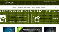 Desktop Screenshot of outdoorsinlimite.com